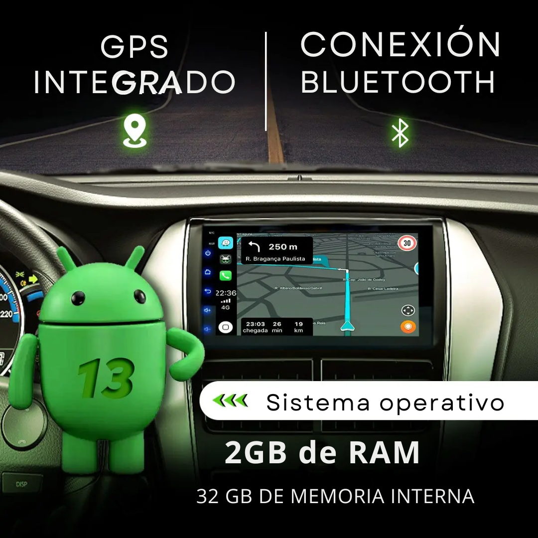Radio Android 13.0 Pantalla para coche