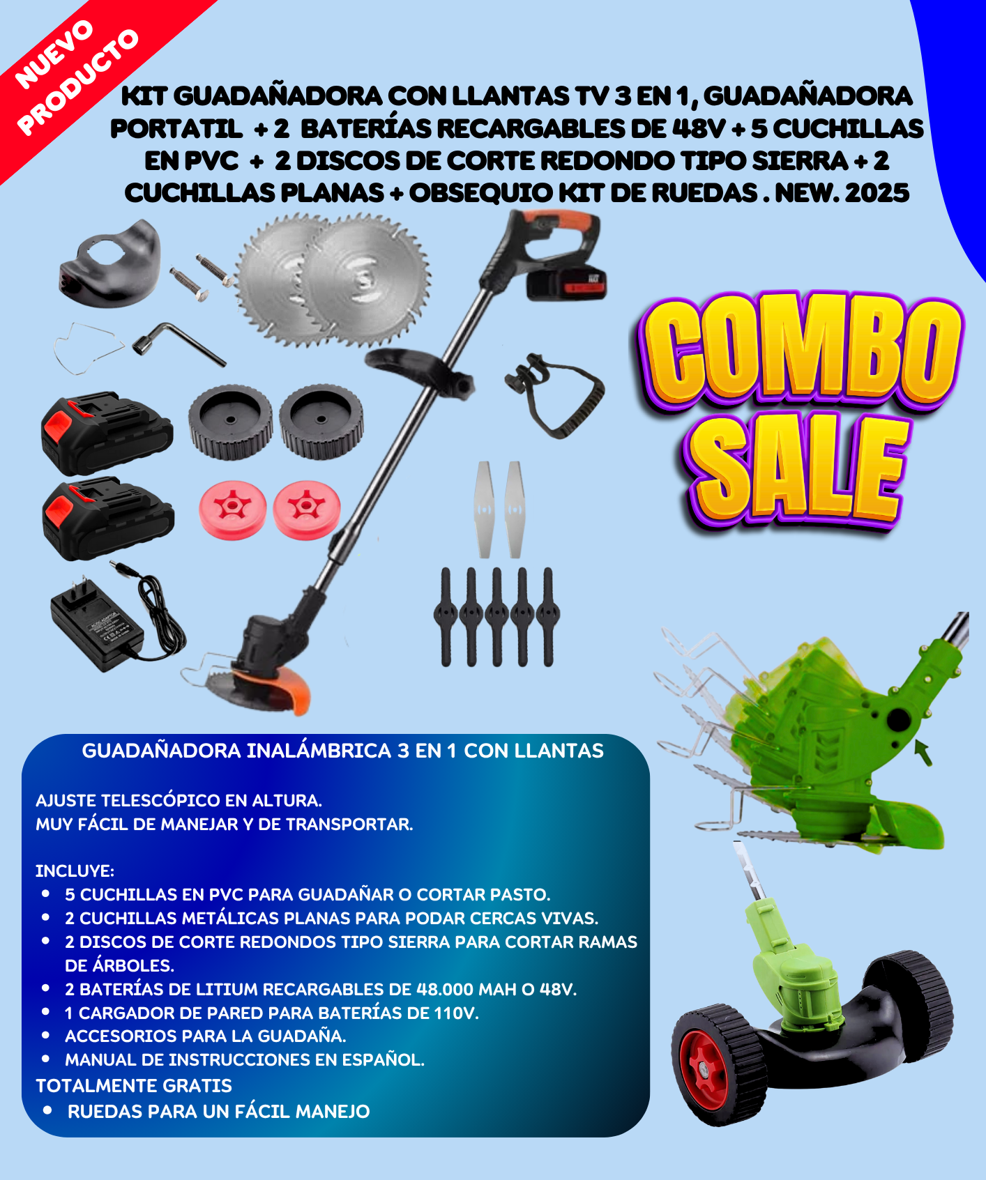 TurboCorte™3 en 1: Corte perfecto, sin esfuerzo – con Batería Extra + Regalo 🎁