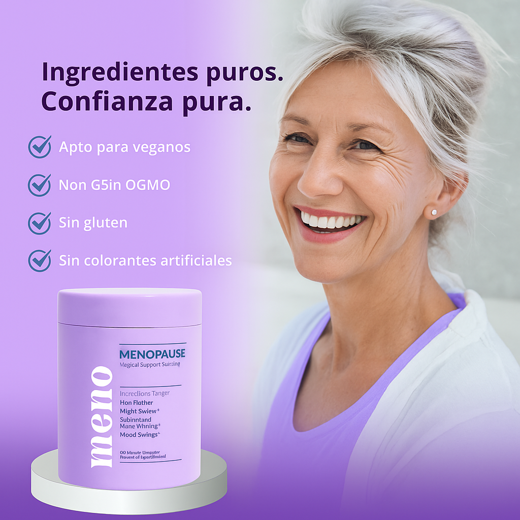 ✨ MENO – Suplemento avanzado para la menopausia ✨
