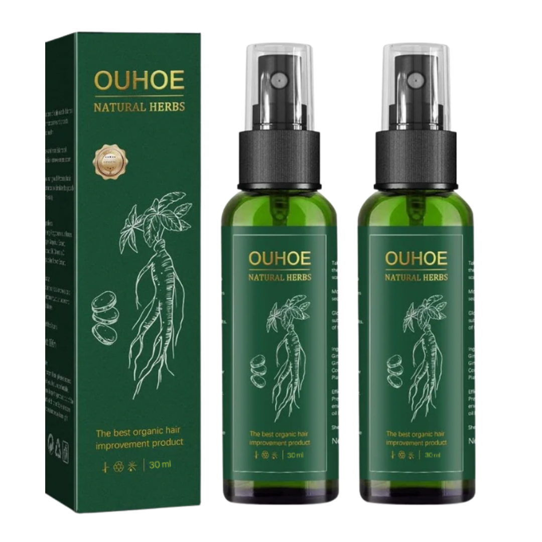 Tratamiento natural para estimular el crecimiento y detener la caída del cabello ¡Compre 1 y llévese 2!