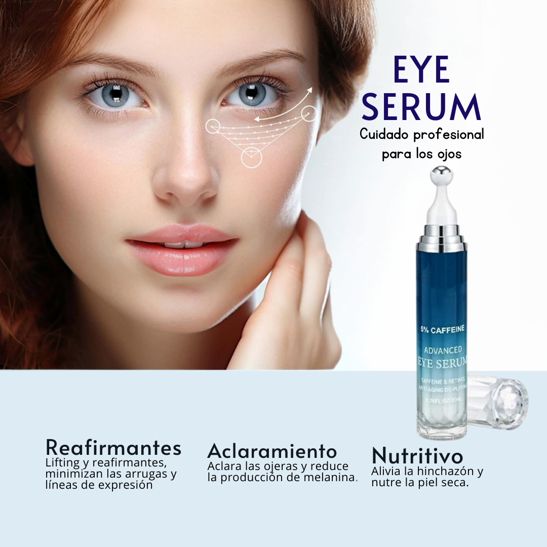 Eye™ | Sérum premium con un 5 % de cafeína para unos ojos revitalizados