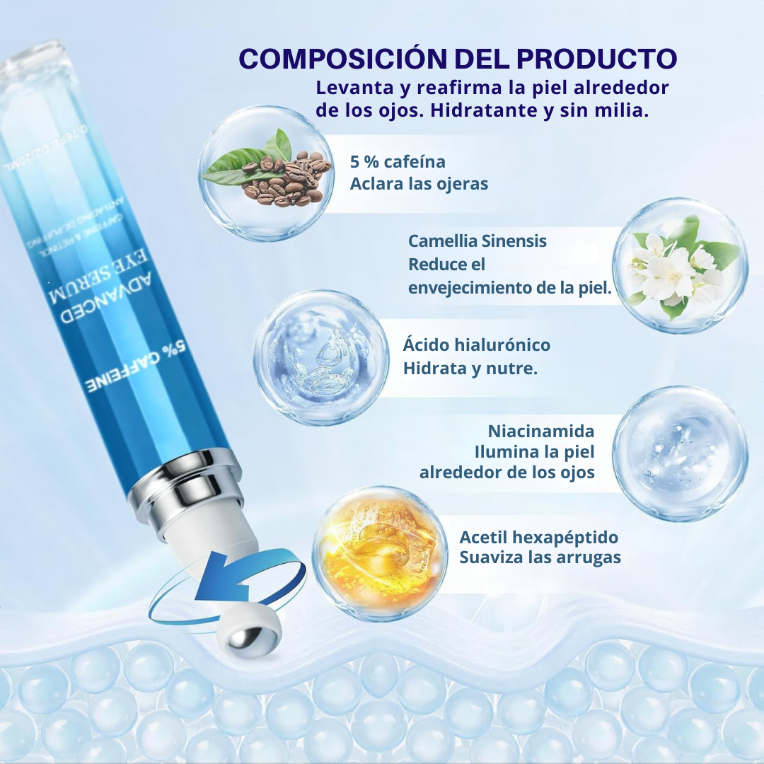Eye™ | Sérum premium con un 5 % de cafeína para unos ojos revitalizados