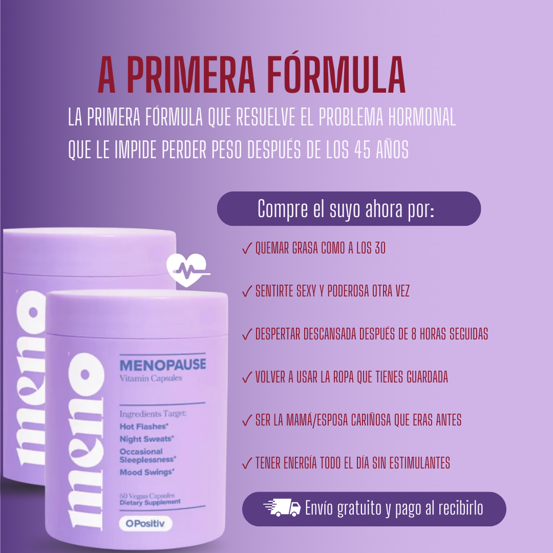 ✨ MENO – Suplemento avanzado para la menopausia ✨