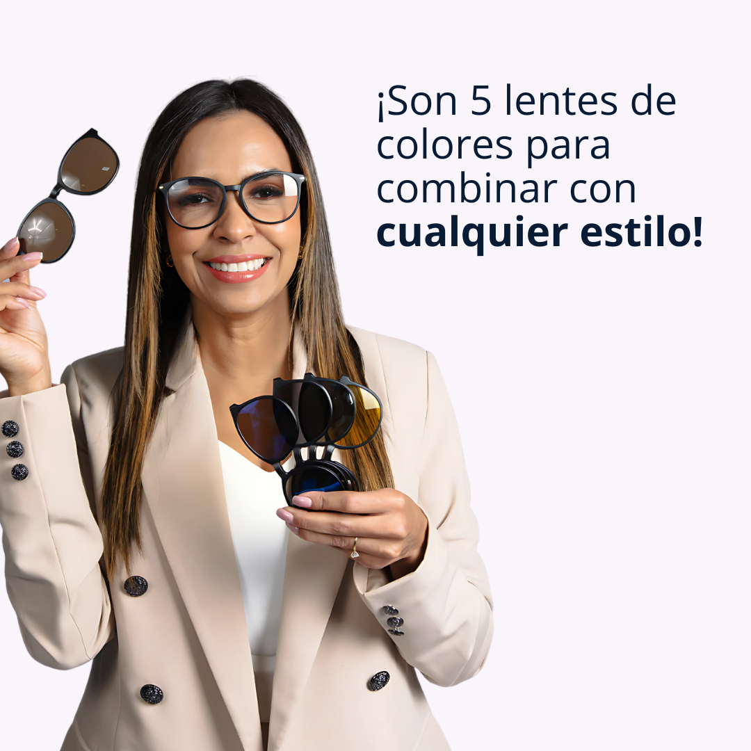 Visión Total 6-en-1 – ¡Unas gafas, todas las soluciones! Protección, estilo y comodidad en un solo accesorio.