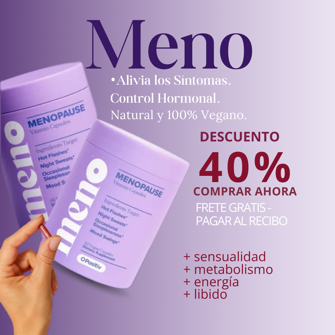 ✨ MENO – Suplemento avanzado para la menopausia ✨