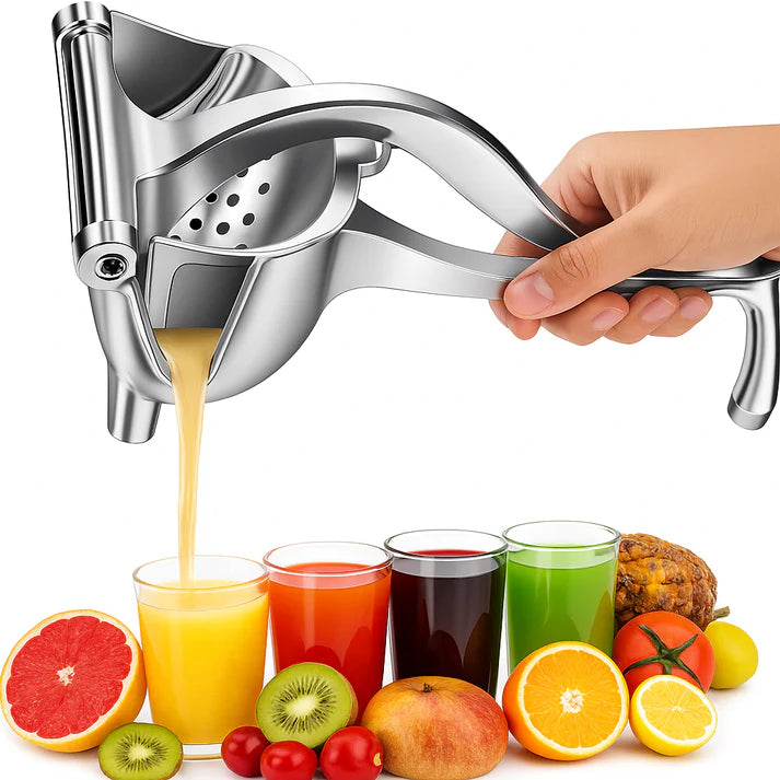 Extractor metálico de zumos de fruta premium