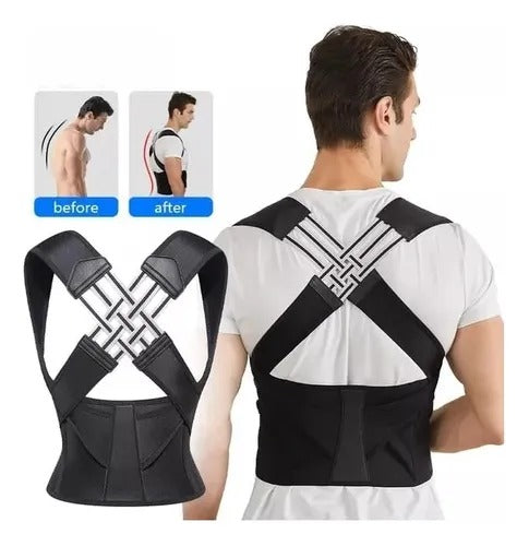 CORRECTOR DE POSTURA ORTOPÉDICO – UNISEX Y AJUSTABLE