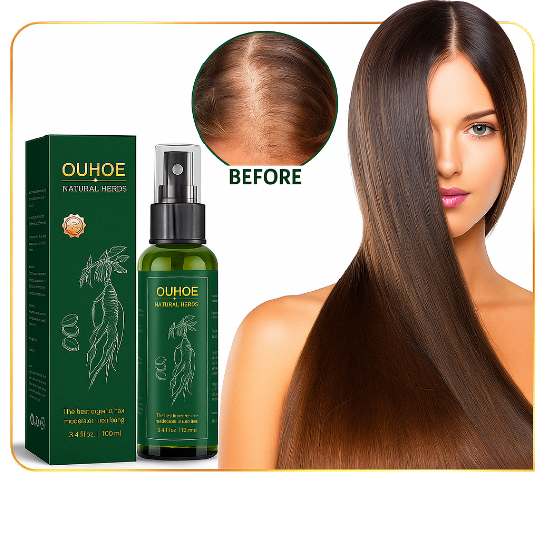 Tratamiento natural para estimular el crecimiento y detener la caída del cabello ¡Compre 1 y llévese 2!